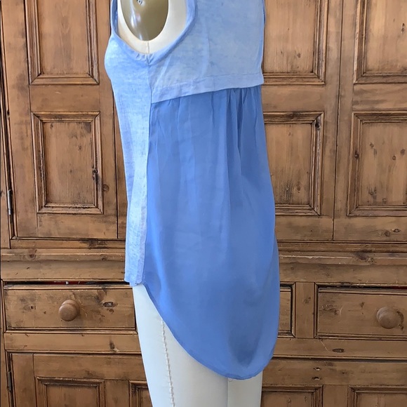 Blue color block tank - Picture 3 of 5